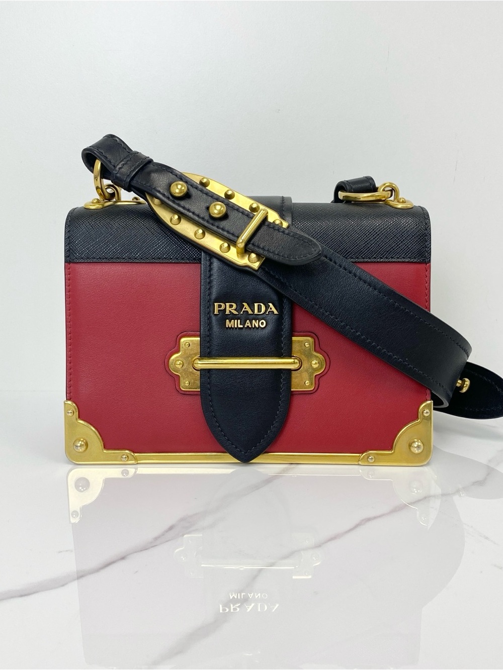 Prada Cashier Leather Bag